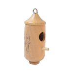 Hummingbird Hanging Swing Bird Nest House Wooden Craftwork - Image 3