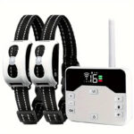 Electronic Pet Fence Bark Stopper Remote Control Dog Trainer 2-in-1 Rechargeable Waterproof Collar - Image 4