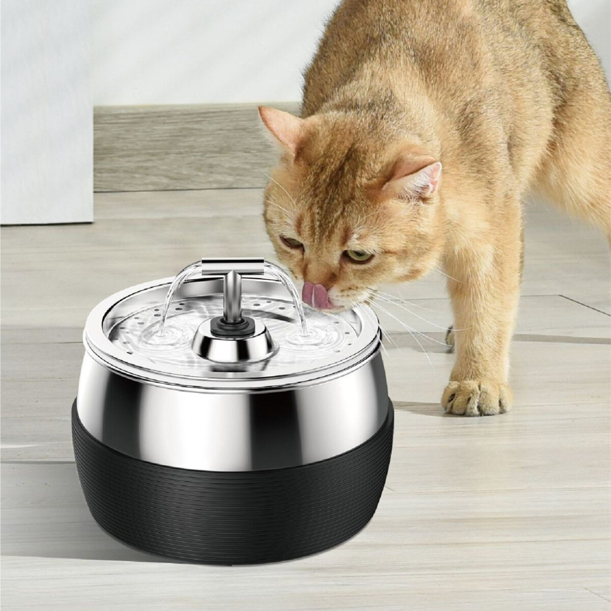 Stainless Steel Pet Water Dispenser - Image 1