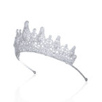 Tiara Micro-inlaid Zircon Crown Wedding Tiara - Image 8