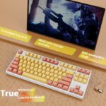 87 Key Wired Game Hot Plug Two Colors Mechanical Keyboard - Image 2