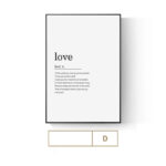 Simple Bedroom Dining Room Background Wall English Alphabet Mural - Image 9