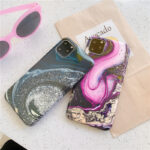 Colorful crystal marble pattern phone case - Image 4