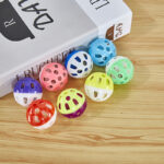 Pet Cat Toy Hollow Out Plastic Bell Interactive Sounding Supplies - Image 2
