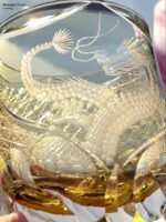 Hand Carved Crystal Glass Whiskey Small Glass Cup - Image 7