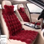 Bubble Velvet Winter Car Cushion Thickened Warm Plush Warm Universal Seat Cushions Seat Cover - Image 8