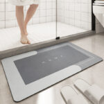 Cushion Bathroom Sliding Door Floor Foot Mat - Image 4