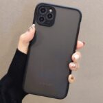 Frosted Color Contrast Mobile Phone Case To Prevent Falling - Image 3