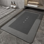 Cushion Cushion Bathroom Sliding  Door  Floor  Bathroom Foot Mat - Image 2