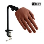 Nail Art Practice Hand Model Silicone Fake Hand Model Realistic Training Hand Fake Fingers - Image 6