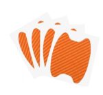 4pcs Set Of Door Stickers Carbon Fiber Scratch-resistant Car Handle Stickers - Image 9