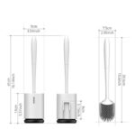 Non-stick Hair Soft Plastic Brush Head Toilet - Image 3