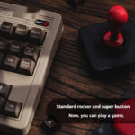 Retro Mechanical Gaming Keyboard Wireless Bluetooth With Rocker - Image 3