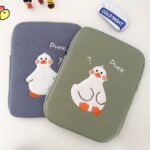 Cartoon Cute Duck Embroidery Ins Niche Design Tablet Case - Image 6