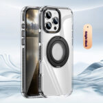 Phone Case Transparent 360 Magnetic Rotating Bracket Drop-resistant - Image 8