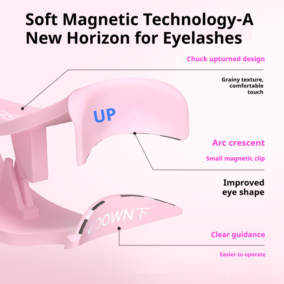Meixi Soft Magnetic False Eyelashes Heart-shaped Integrated Soap Holder - Image 3