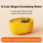 Cat Water Fountain Auto Filter USB Electric Mute Drinker Bowl Recirculate Filtring Drinker For Cats Dog Pet Water Dispenser