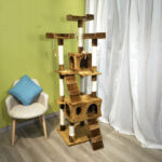 Large Cat Climbing Frame Toy Grab Column Grinding Claw Multi-layer Jumping Platform - Image 2