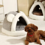 Pet Tent Cave Bed For Cats Small Dogs Self-Warming Cat Tent Bed Cat Hut Comfortable Pet Sleeping Bed - Image 4