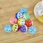 Pet Cat Toy Hollow Out Plastic Bell Interactive Sounding Supplies - Image 3