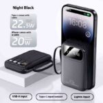 Compact And Portable Large Capacity Portable Power With Cable - Image 3