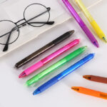 Color Erasable Gel Pen Press Pen Painting Supplies Stationery