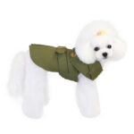 Three-color Windbreaker, Fashionable And Trendy Dog Clothes, Suitable For Autumn And Winter, For Small Dogs Such As Teddy And Bear - Image 2