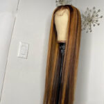 Piano Color Real Hair T-shaped Headgear - Image 2