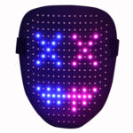 Led Mask Gesture Sensing With 50 Pattern Halloween Cosplay - Image 3