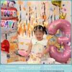 Birthday Party Layout Cake Hanging Cloth Children Background Wall - Image 9