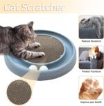 Cat Scratching Board Cat Ball Track Cat Scratchers For Indoor Cats Cat Ball Toy Cat Toys For Bored Indoor Cats For Kitten Mental Physical Exercise With Spare Ball To Prevent Loss - Image 3