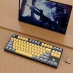 87 Key Wired Game Hot Plug Two Colors Mechanical Keyboard - Image 8