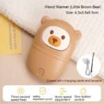 Power Bank Two-in-one Cartoon Mini Heating Pad - Image 2