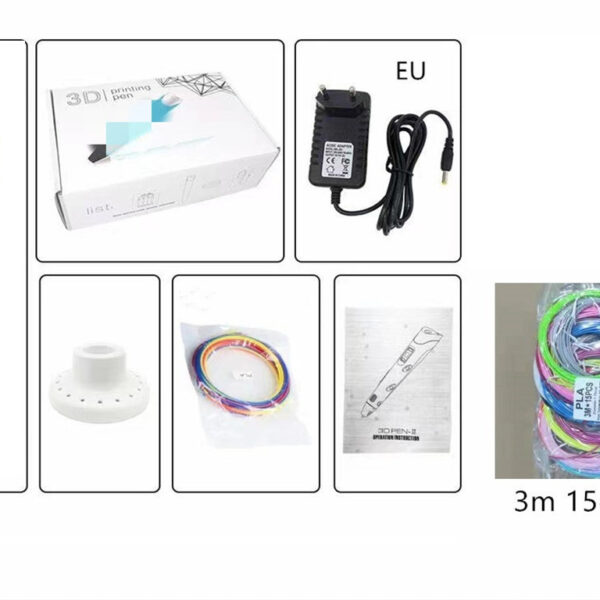Children's 3d Printing Pen Three-dimensional Brush Toy Set