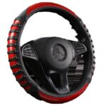 Leather Silicone Four Season Car Accessories Steering Wheel Cover - Image 5