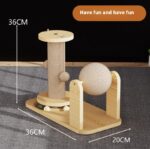 Scratch-resistant Pet Toy Pillar - Image 7