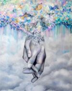 Digital Painting Stone Mountain Modern Home Decoration - Image 8