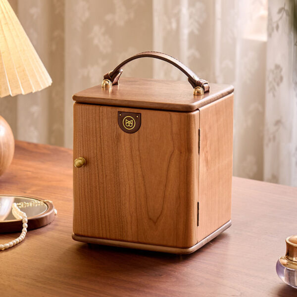 Black Walnut Solid Wood Jewelry Box Multi-layer Storage Box Large Capacity