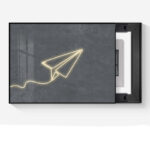 Abstract Lines Restaurant  Occlusion Mural - Image 2