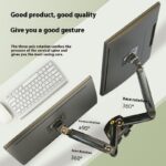 Computer Dual Screen Monitor Smart Desktop Up And Down Lifting Display Rack - Image 3