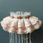 Cotton Lace Adjustable Bib Vip Bow - Image 6