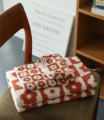 Retro Style Fish Scale Towel Cotton Color - Image 4