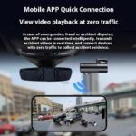 Driving Recorder Night Vision Car Mobile Phone Interconnection Parking Surveillance Video - Image 3