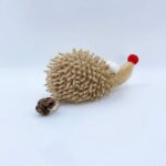 Cute Plush Cartoon Hedgehog Cat Toy - Image 3
