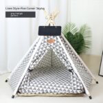 Pet Tent Cat House Removable And Washable Kennel Cat Villa Semi-enclosed Insulation Cat Nest Foldable Cat Tents - Image 6