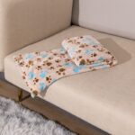 Pet Blanket Kennel Mat Dog Warm Double-sided Thickened Flannel - Image 3