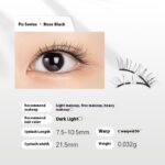 Magnetic Eyelashes Thick Zero Glue Long C Curved Eyelashes - Image 2