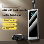 PD45W Notebook Power Bank 20000 MA Large Capacity With Cable - Image 3