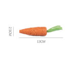 Cat Toys Carrot Bites Paper Toys Ringing Stones Cat Sticks Self Hi Tooth Grinding Sticks Interactive Pet Products - Image 2
