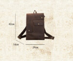Genuine Leather England Style Men's Casual Travel Bag - Image 8